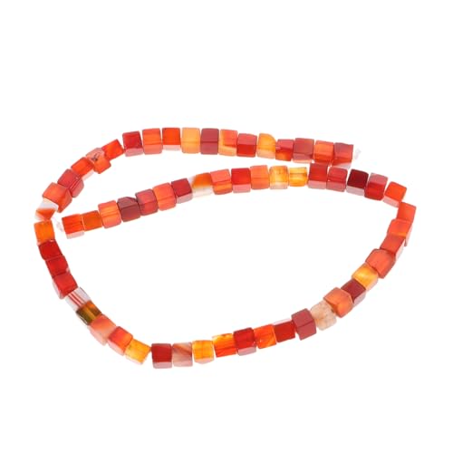 SHINEOFI Rote Quarz Würfel Perlen Lose Quadratische Spacer Beads für Schmuckherstellung DIY Armband Halskette Bastelprojekte Langlebig und Farbintensiv SHINEOFI Rote Quarz Würfel Perlen Lose Quadratische Spacer Beads für Schmuckherstellung DIY Armband Halskette Bastelprojekte Langlebig und Farbintensiv von SHINEOFI