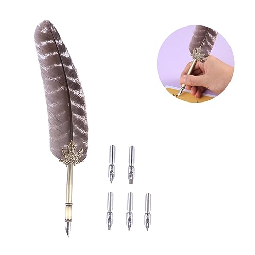 SHINEOFI Satz Retro-Tauch stift schreibfeder pens Kalligraphie Federstift gelstift Federstift für Briefe kettelstifte dekorative Stifte Vintage Pen einzigartige Stifte ästhetische Stifte SHINEOFI Satz Retro-Tauch stift schreibfeder pens Kalligraphie Federstift gelstift Federstift für Briefe kettelstifte dekorative Stifte Vintage Pen einzigartige Stifte ästhetische Stifte von SHINEOFI
