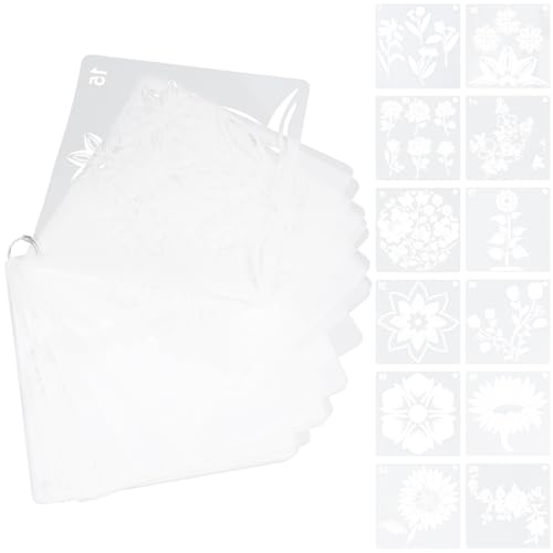 SHINEOFI Schablonen Für Blumenmalerei 20-teiliges Set Wiederverwendbare Frühlingsschablonen Für Jungen Und Mädchen SHINEOFI Schablonen Für Blumenmalerei 20-teiliges Set Wiederverwendbare Frühlingsschablonen Für Jungen Und Mädchen von SHINEOFI