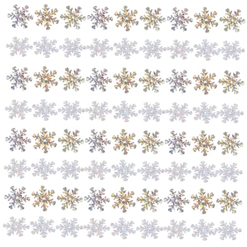 SHINEOFI Schneeflocken Glitter Konfetti für Weihnachtsdekorationen Diy Ohrschmuck und Bastelmaterialien Schimmernde Schneeflocken für Festliche Tischdekoration und Winterpartys von SHINEOFI