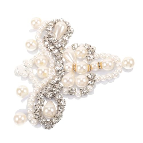 SHINEOFI Schuhblume aus Strass bastelzeug craft decor homemade kügelchen beads Patches reparieren DIY-Kleidungspatch Flicken für Kleidung Schuhe dekorative Patches Schuhe Zubehör Plastik von SHINEOFI