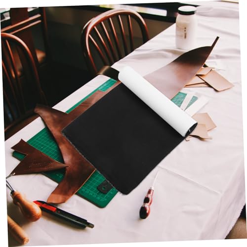 SHINEOFI Selbstklebender Buchumschlag Robustem Leinenstoff mit Strukturierter Oberfläche Vielseitig Einsetzbar für Scrapbooking Albumrückseiten Buchbindung und Diy Projekte Schwarz von SHINEOFI