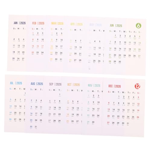 SHINEOFI Selbstklebender Kalender Monate Volljähriger Planer Aufkleber für Büro Schreibtisch Wand Kühlschrank DIY Journaling Kreative Kalendersticker SHINEOFI Selbstklebender Kalender Monate Volljähriger Planer Aufkleber für Büro Schreibtisch Wand Kühlschrank DIY Journaling Kreative Kalendersticker von SHINEOFI