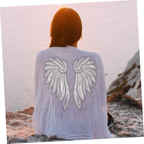SHINEOFI Sew Wing Patch Bestickte Flügel Applikation für Kleidung DIY Kostümverzierung Langlebig Feine Details Modisch Vielseitig Geschenkidee SHINEOFI Sew Wing Patch Bestickte Flügel Applikation für Kleidung DIY Kostümverzierung Langlebig Feine Details Modisch Vielseitig Geschenkidee von SHINEOFI