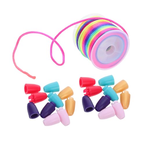SHINEOFI Sicherheits Sicherheitsverschluss mit Kunststoff Perlen Verbindern und Farbiger Nylonkordel für Armband Halskette Schmuckherstellung DIY Basteln SHINEOFI Sicherheits Sicherheitsverschluss mit Kunststoff Perlen Verbindern und Farbiger Nylonkordel für Armband Halskette Schmuckherstellung DIY Basteln von SHINEOFI