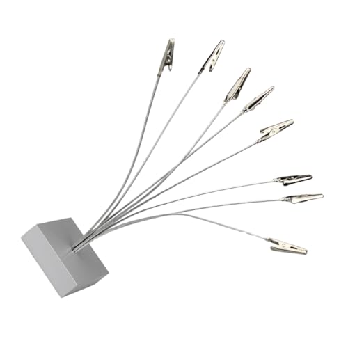 SHINEOFI Silberner Multi clip Notizhalter mit Metallklammern Stabiler Kartenhalter für Büro und Zuhause Vielseitiger Memo Fotohalter zur Tischdekoration und Kartenorganisation SHINEOFI Silberner Multi clip Notizhalter mit Metallklammern Stabiler Kartenhalter für Büro und Zuhause Vielseitiger Memo Fotohalter zur Tischdekoration und Kartenorganisation von SHINEOFI