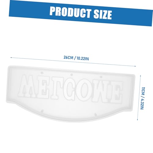 SHINEOFI Silikonform Buchstaben Welcome für Epoxidharz Gießformen DIY Tischdekoration Flexible Bruchfest Glatte Oberfläche Geeignet für Anfänger zum Herstellen von Individuellen SHINEOFI Silikonform Buchstaben Welcome für Epoxidharz Gießformen DIY Tischdekoration Flexible Bruchfest Glatte Oberfläche Geeignet für Anfänger zum Herstellen von Individuellen von SHINEOFI