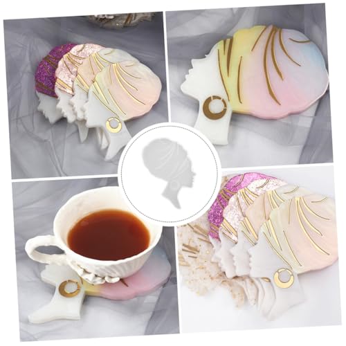 SHINEOFI Silikonform Untersetzer Lady Motiv Flexibel Transparent DIY Gießform für Harz Epoxid Coaster Casting Mold Kreative Tischmatte Leicht Kompakt Vielseitig Einsetzbar SHINEOFI Silikonform Untersetzer Lady Motiv Flexibel Transparent DIY Gießform für Harz Epoxid Coaster Casting Mold Kreative Tischmatte Leicht Kompakt Vielseitig Einsetzbar von SHINEOFI