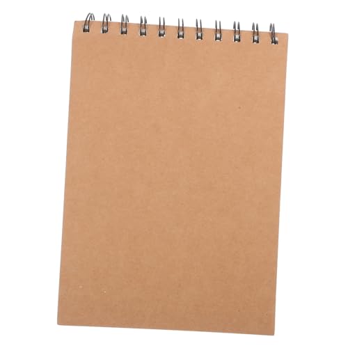 SHINEOFI Skizzenbuch aus Kraftpapier Unlinierte Spiralförmige Bindung für Zeichnungen und Notizen für Künstler Aller Niveaus Tragbar und von SHINEOFI