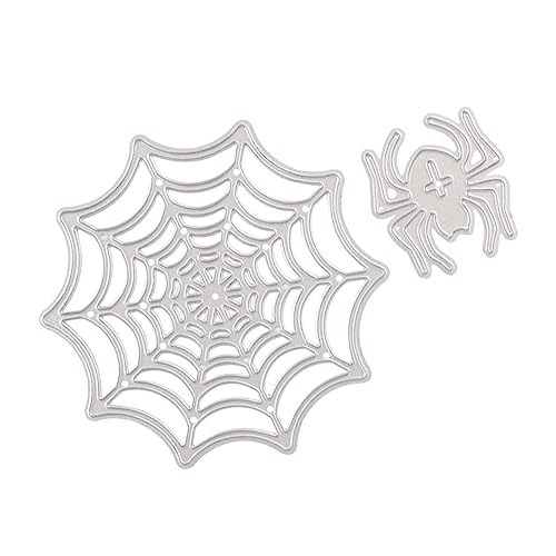 SHINEOFI Spinnennetz Spinnenprägung Stanzschablone Sterben Dekoration Stempeln Halloween-spinnennetz Spinnen -webkuchenschablone Spinnennetz-stanzformen Geisterspinne Prägen Fondant Silver SHINEOFI Spinnennetz Spinnenprägung Stanzschablone Sterben Dekoration Stempeln Halloween-spinnennetz Spinnen -webkuchenschablone Spinnennetz-stanzformen Geisterspinne Prägen Fondant Silver von SHINEOFI