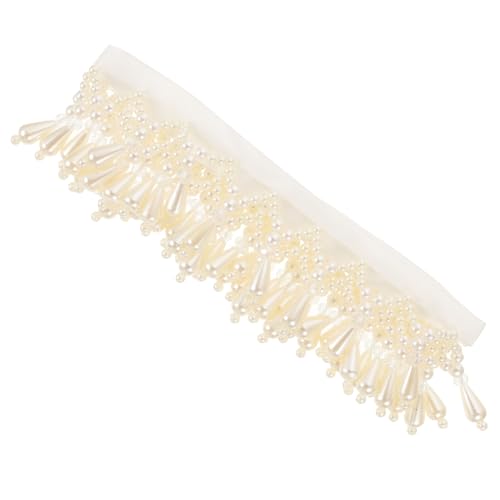 SHINEOFI Spitze Mit Perlenquaste Perlenquasten Zerzaust Gekräuseltes Band Diy Perlenquaste Rock Perle Quaste Rock Perlenbesatz Perlen Quaste Trimmen Schuhe Perlenband Gurtband SHINEOFI Spitze Mit Perlenquaste Perlenquasten Zerzaust Gekräuseltes Band Diy Perlenquaste Rock Perle Quaste Rock Perlenbesatz Perlen Quaste Trimmen Schuhe Perlenband Gurtband von SHINEOFI