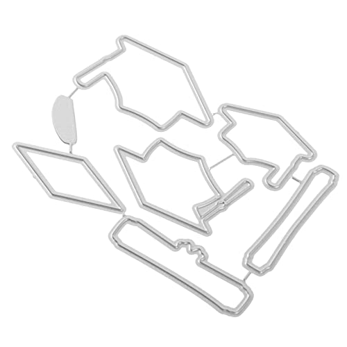 SHINEOFI Stanzform Metall Abschlussmütze Stanzformen Langlebig für Karten Einladung Dekoration DIY Papierhandwerk Graduation Cap Die Cut SHINEOFI Stanzform Metall Abschlussmütze Stanzformen Langlebig für Karten Einladung Dekoration DIY Papierhandwerk Graduation Cap Die Cut von SHINEOFI