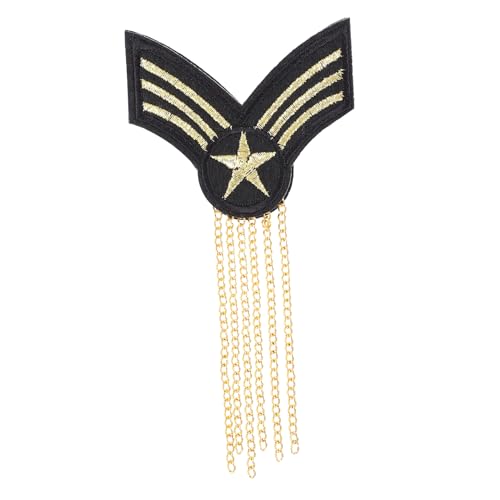 SHINEOFI Tassel Epaulet Herren Schulterabzeichen mit Mehrlagigen Quasten Pinverschluss Modische Schulterklappe für Kostüme Uniformen Halloween Geschenk für Männer von SHINEOFI