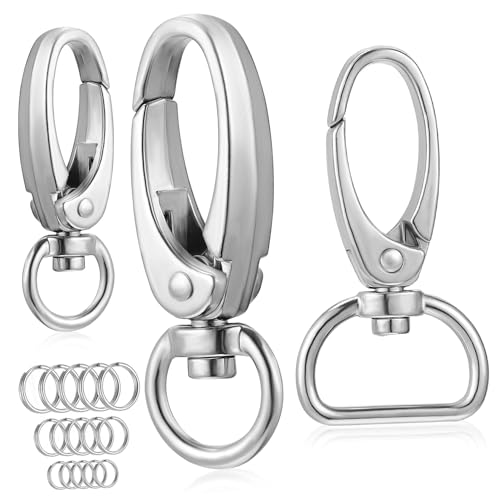 SHINEOFI Teiliges Hundemarken clip Rostfreiem Zinklegierungs Inklusive Robusten Clips Verschiedene und Ringen Langlebig Leicht Einfach zu Befestigen für Hundehalsbänder und von SHINEOFI