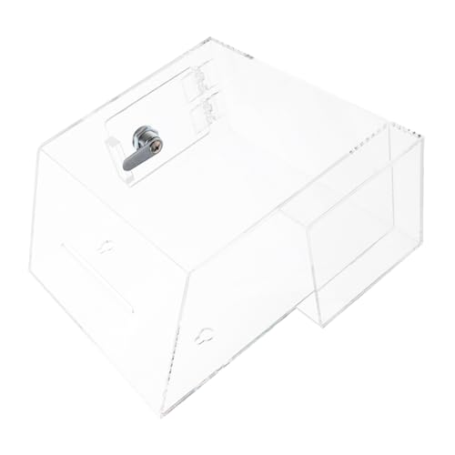 SHINEOFI Transparente Acryl Spendenbox mit Schloss Kompakte Vorschlags und Wahlbox für Büro Schule Charity Vielseitig Nutzbare Platzsparende und Robuste Sammlungslösung SHINEOFI Transparente Acryl Spendenbox mit Schloss Kompakte Vorschlags und Wahlbox für Büro Schule Charity Vielseitig Nutzbare Platzsparende und Robuste Sammlungslösung von SHINEOFI