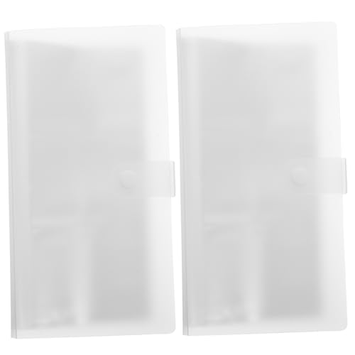 SHINEOFI Transparente Sammelmappe für Karten Fotos Postkarten Tragbares Aufbewahrungsalbum aus Strapazierfähigem Material Sicherer Schutz vor Wasser Beschädigungen von SHINEOFI