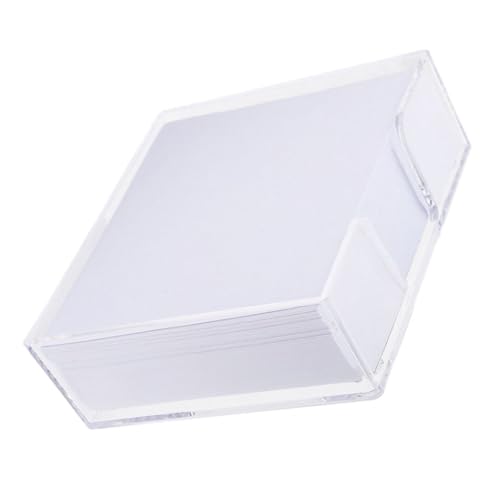 SHINEOFI Transparentes Notizpapier mit Organizerbox Quadratische Mini Memo Cube Nachfüllblöcke nicht Klebend für Büro Schule Lehrer und Schreibtischorganisation SHINEOFI Transparentes Notizpapier mit Organizerbox Quadratische Mini Memo Cube Nachfüllblöcke nicht Klebend für Büro Schule Lehrer und Schreibtischorganisation von SHINEOFI