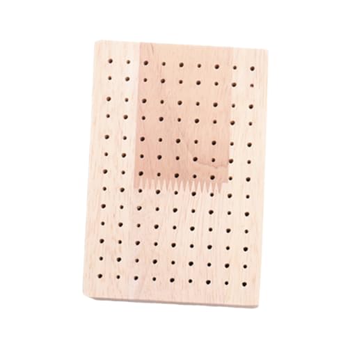 SHINEOFI Ultraleichter Rechteckiger Holzsockel aus Langlebigem Holz Praktischer Clay wood displayhalter für Zuhause Laden und Handwerksorganisation Tragbar und Ofenfest von SHINEOFI