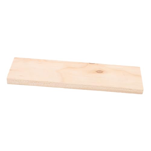 SHINEOFI Unbehandelte Holzplatten Rechteckig Natürliche Holzstücke zum Gravieren Basteln Diy Holzbrettchen für Kreative Holzarbeiten Holzdekoration Holzblock Holzbrettchen Gravieren von SHINEOFI
