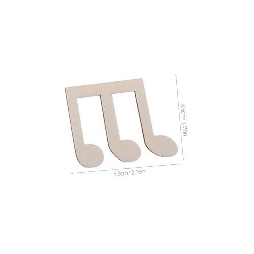 SHINEOFI Unfertige Holzmusiknoten Malspielzeug Natürliche Musiknoten Holzformen DIY für Party Lernen SHINEOFI Unfertige Holzmusiknoten Malspielzeug Natürliche Musiknoten Holzformen DIY für Party Lernen von SHINEOFI
