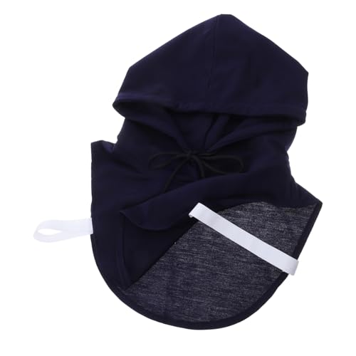 SHINEOFI Unisex Hoodie Fake Collar Blau Abnehmbarer Half Blouse Kragen Pullover stil Halsaccessoire Modischer Sweatshirt look für Reise und Schnelle Outfits von SHINEOFI
