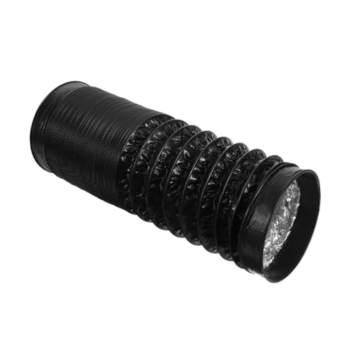 SHINEOFI Verdickter Aluminiumlüftungsschlauch Tragbarer -Verlängerungsschlauch Trocknerschlauch Trockner-Entlüftungsrohr Tragbarer Klimaanlagenschlauch PVC Black von SHINEOFI