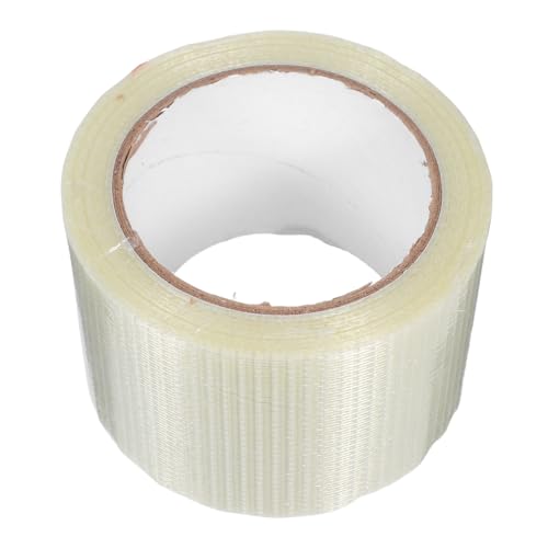 SHINEOFI Verstärktes Verpackungsband Klebeband Transparent mit Netzstruktur Hohe Reißfestigkeit und Abriebfestigkeit für Versand Reparaturen und Industriegebrauch SHINEOFI Verstärktes Verpackungsband Klebeband Transparent mit Netzstruktur Hohe Reißfestigkeit und Abriebfestigkeit für Versand Reparaturen und Industriegebrauch von SHINEOFI