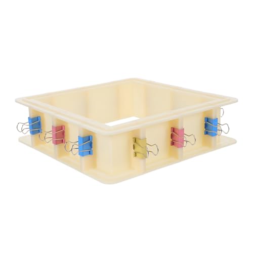 SHINEOFI Verstellbarer Resin Gießrahmen Kunststoff Auslaufsicheres Robustes Mold Housing für Diy Kerzen Seifen Harz Gießen Anpassbarer Formrahmen für Vielseitige Bastelprojekte SHINEOFI Verstellbarer Resin Gießrahmen Kunststoff Auslaufsicheres Robustes Mold Housing für Diy Kerzen Seifen Harz Gießen Anpassbarer Formrahmen für Vielseitige Bastelprojekte von SHINEOFI