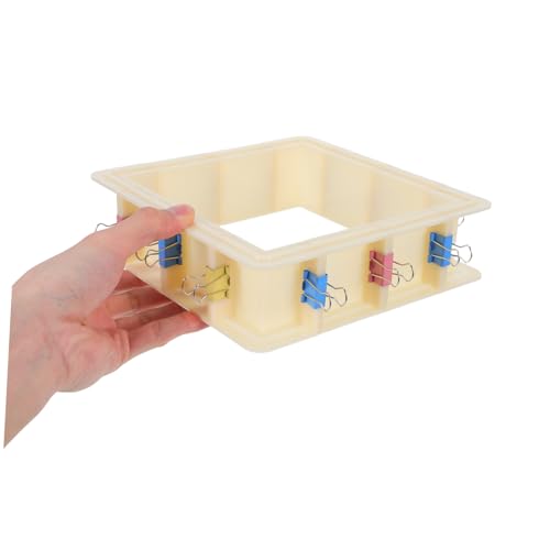 SHINEOFI Verstellbarer Silikon Moldrahmen Langlebigem Kunststoff mit Auslaufsicherer Abdichtung für Diy Resin Kerzen und Seifenherstellung Flexibel Anpassbar für Verschiedene Projekte SHINEOFI Verstellbarer Silikon Moldrahmen Langlebigem Kunststoff mit Auslaufsicherer Abdichtung für Diy Resin Kerzen und Seifenherstellung Flexibel Anpassbar für Verschiedene Projekte von SHINEOFI