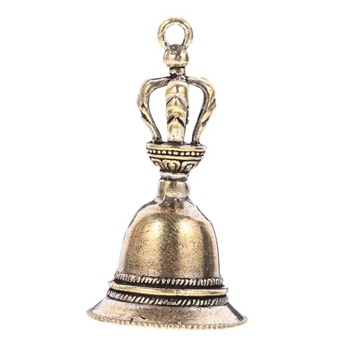SHINEOFI Vintage Handglocke aus Kupfer Tragbare Tischdekoration für Schule Zuhause Hotel und Restaurant Ergonomischer Griff Lauter Einzigartiges SHINEOFI Vintage Handglocke aus Kupfer Tragbare Tischdekoration für Schule Zuhause Hotel und Restaurant Ergonomischer Griff Lauter Einzigartiges von SHINEOFI