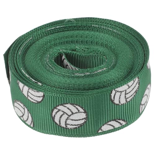 SHINEOFI Volleyball Dekorationsband Sport Ribbon Dunkelgrün für DIY und Bastelprojekte für Haarschleifen Geschenkverpackung und Dekoration SHINEOFI Volleyball Dekorationsband Sport Ribbon Dunkelgrün für DIY und Bastelprojekte für Haarschleifen Geschenkverpackung und Dekoration von SHINEOFI