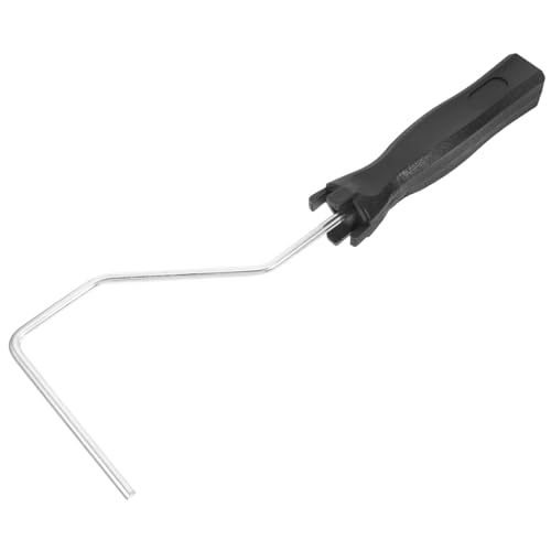 SHINEOFI Walzenbürste Erweiterbar zum Malen Farbroller aus Schaumstoff Kleine Schaumwalzenfarbe Lackwalzen Farbrollerrahmen Rollenhalter Malerrollengriff Stahldraht Black von SHINEOFI