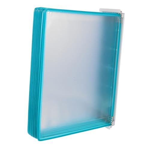 SHINEOFI Wandmontierter Klapp Ordner Organizer für Dokumente und Akten Platzsparendes Metall und PVC Display Einfacher Wandaufbau Zugriff für Büro Workshop Grün SHINEOFI Wandmontierter Klapp Ordner Organizer für Dokumente und Akten Platzsparendes Metall und PVC Display Einfacher Wandaufbau Zugriff für Büro Workshop Grün von SHINEOFI