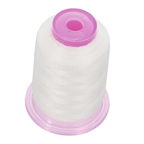 SHINEOFI Wasserlöslicher Nähfaden Yards Weißer Stickfaden für Handnähen und Quilten Vielseitige Näh und Stickmaterialien für Verschiedene Stoffe von SHINEOFI