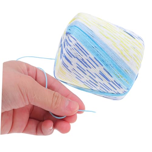 SHINEOFI Weiche Baumwoll Häkelwolle Sternenhimmel Langlebiges Komfortables DIY Garn für Handstricken für Anfänger Geeignet für Schals Decken und Handgefertigte Projekte von SHINEOFI