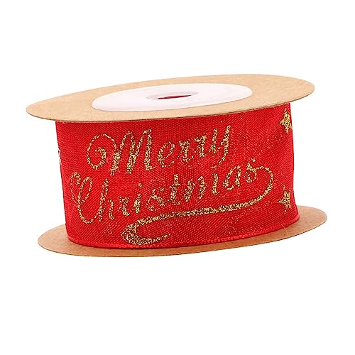 SHINEOFI Weihnachts Schleifenband mit Fünfzackigem Stern Dekoratives Geschenkband Rot für DIY Projekte Geschenkverpackungen und Festliche Dekorationen SHINEOFI Weihnachts Schleifenband mit Fünfzackigem Stern Dekoratives Geschenkband Rot für DIY Projekte Geschenkverpackungen und Festliche Dekorationen von SHINEOFI