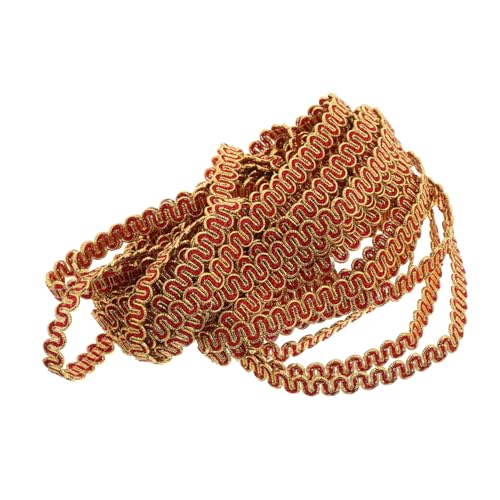 SHINEOFI Wellenförmiges Metallic Band für Diy Projekte Schmuckherstellung Kleidung Verzierung Vielseitige Anwendungen Tragbar und Leicht Modisches Design von SHINEOFI