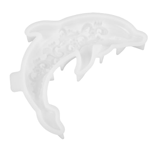 SHINEOFI Wiederverwendbare Silikonform für Rosen und Delfin Dekorationen für Epoxidharz Fondant und Schokolade Vielseitig Einsetzbar für Kreative Bastelprojekte von SHINEOFI