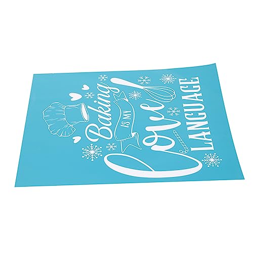 SHINEOFI Wiederverwendbare Waschbare Diy Textildruck Schablone Hochwertigem Mesh für Kleidung Wandgestaltung für Kreativen Malen und Basteln von SHINEOFI