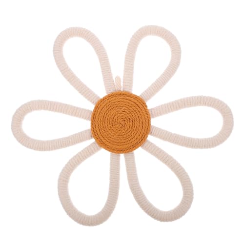 SHINEOFI Woven Floral Wanddeko Bohemian Blumen Wandkunst für Mädchenzimmer Daisy Blüten Wanddekoration Baumwollseil Stilvolle Raumgestaltung für Kinderzimmer und Krippe SHINEOFI Woven Floral Wanddeko Bohemian Blumen Wandkunst für Mädchenzimmer Daisy Blüten Wanddekoration Baumwollseil Stilvolle Raumgestaltung für Kinderzimmer und Krippe von SHINEOFI