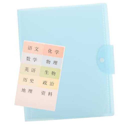 SHINEOFI a3 Ordner Quittungsordner Testpapier-Organizer tragbare Quittungsmappe Testpapierordner aufbewahrungssack storage pockets ordnee Organisator für Bürobelege Dateiordner Plastik Blue SHINEOFI a3 Ordner Quittungsordner Testpapier-Organizer tragbare Quittungsmappe Testpapierordner aufbewahrungssack storage pockets ordnee Organisator für Bürobelege Dateiordner Plastik Blue von SHINEOFI