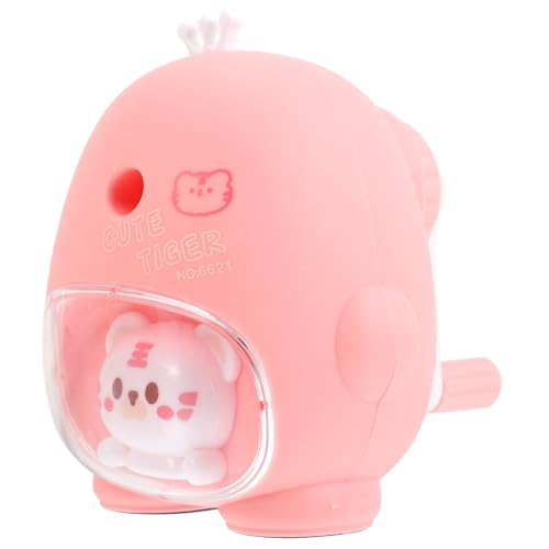 SHINEOFI auch für Bleistifte briefpapier bleistift anspitzer Stiftspitzer für verschiedene Stiftformen farbig ästhetisch Bleistiftspitzer Bleistiftschärfer Metall Rosa SHINEOFI auch für Bleistifte briefpapier bleistift anspitzer Stiftspitzer für verschiedene Stiftformen farbig ästhetisch Bleistiftspitzer Bleistiftschärfer Metall Rosa von SHINEOFI