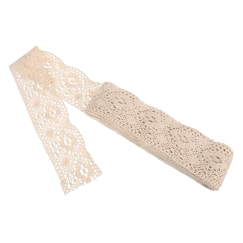 SHINEOFI handgefertigte Spitze Kleidung zum Selbermachen Spitzenstoff zum Nähen Spitzenbesatz aus Baumwolle Spitze zum Nähen Vintage Spitzenband Kleiderverzierung Baumwollfaden Beige SHINEOFI handgefertigte Spitze Kleidung zum Selbermachen Spitzenstoff zum Nähen Spitzenbesatz aus Baumwolle Spitze zum Nähen Vintage Spitzenband Kleiderverzierung Baumwollfaden Beige von SHINEOFI
