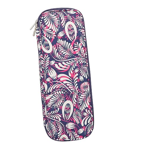 SHINEOFI nähen häkeln aufbewahrung Stricktasche Häkelzubehör Haken gehäkelte Organisatoren und Aufbewahrung Lagerung Aufbewahrungstasche Garnbeutel zum Häkeln Oxford-Stoff Violett von SHINEOFI