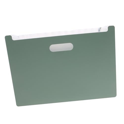 SHINEOFI tragbarer Dateiordner Aktenkästen Büro expandierender Papierordner Dateiorganisator Aktenordner für den Haushalt Quittungsorganisator Tasche für Akte Aktentasche pp Green SHINEOFI tragbarer Dateiordner Aktenkästen Büro expandierender Papierordner Dateiorganisator Aktenordner für den Haushalt Quittungsorganisator Tasche für Akte Aktentasche pp Green von SHINEOFI