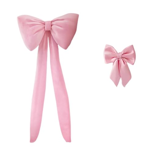 Auffällige Party-Dekoration, 2 Stück, Schleife für Themenzimmer, Hintergrund, ideal für Hochzeiten, Geburtstage, Verlobungen, Junggesellinnenabschiede, Babypartys, Türwand, Rosa Auffällige Party-Dekoration, 2 Stück, Schleife für Themenzimmer, Hintergrund, ideal für Hochzeiten, Geburtstage, Verlobungen, Junggesellinnenabschiede, Babypartys, Türwand, Rosa von SHINROAD