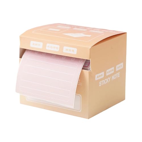 Bunte Haftnotizen, Organisation, 256 Blatt/Box, Klebeband, vollständig selbstklebend, ausziehbar, Spenderboxen, To-Do-Listen, Orange Bunte Haftnotizen, Organisation, 256 Blatt/Box, Klebeband, vollständig selbstklebend, ausziehbar, Spenderboxen, To-Do-Listen, Orange von SHINROAD