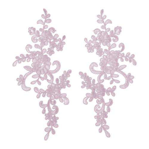 Kleidungsstücke DIY Spitze Stickerei Applikation Blume Stoff Kragen Patch Motiv für Hochzeitskleid Kleid Braut Handwerk Alltag Tailor Cameo Braun von SHINROAD