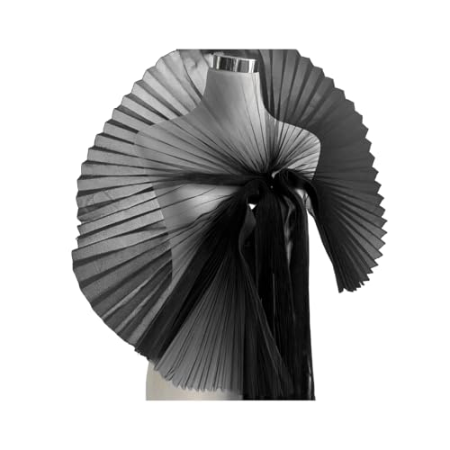 Mesh Stoff gekräuselte Spitzenverkühlung Falten -Trimm Organza Chiffon Tüll Grenz für das Nähen von Hochzeitskleid Trimmbüchern Projekte Dekoratives Material verschieden Schwarz Mesh Stoff gekräuselte Spitzenverkühlung Falten -Trimm Organza Chiffon Tüll Grenz für das Nähen von Hochzeitskleid Trimmbüchern Projekte Dekoratives Material verschieden Schwarz von SHINROAD