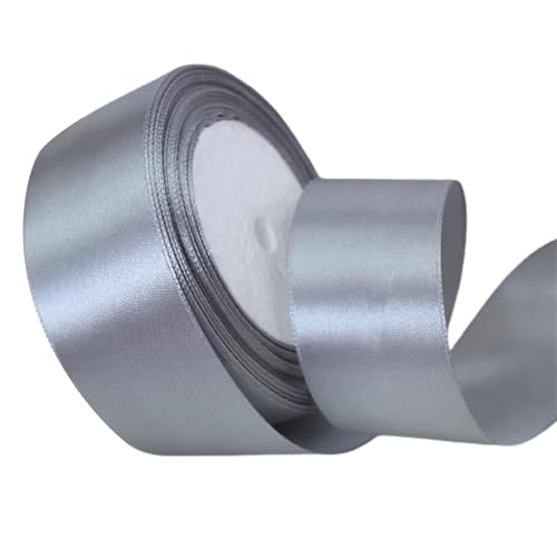 SHINROAD Luxuriöses Geschenkband Geschenkverpackungsband Elegantes Satin Hochzeitsband 22 m x 4 cm Roll für Geschenkpackungsdekorblocke Grau SHINROAD Luxuriöses Geschenkband Geschenkverpackungsband Elegantes Satin Hochzeitsband 22 m x 4 cm Roll für Geschenkpackungsdekorblocke Grau von SHINROAD